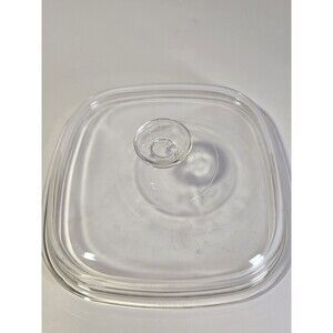 Pyrex A-12-C Vintage Square 10.5" Square Glass Dome Lid Replacement A12C Corning